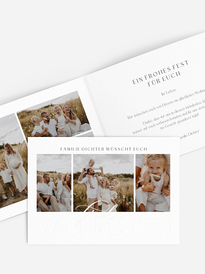 Weihnachtskarte Simply Elegant