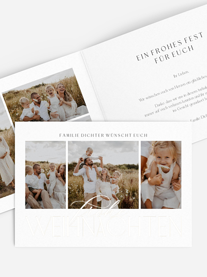 Weihnachtskarte Simply Elegant