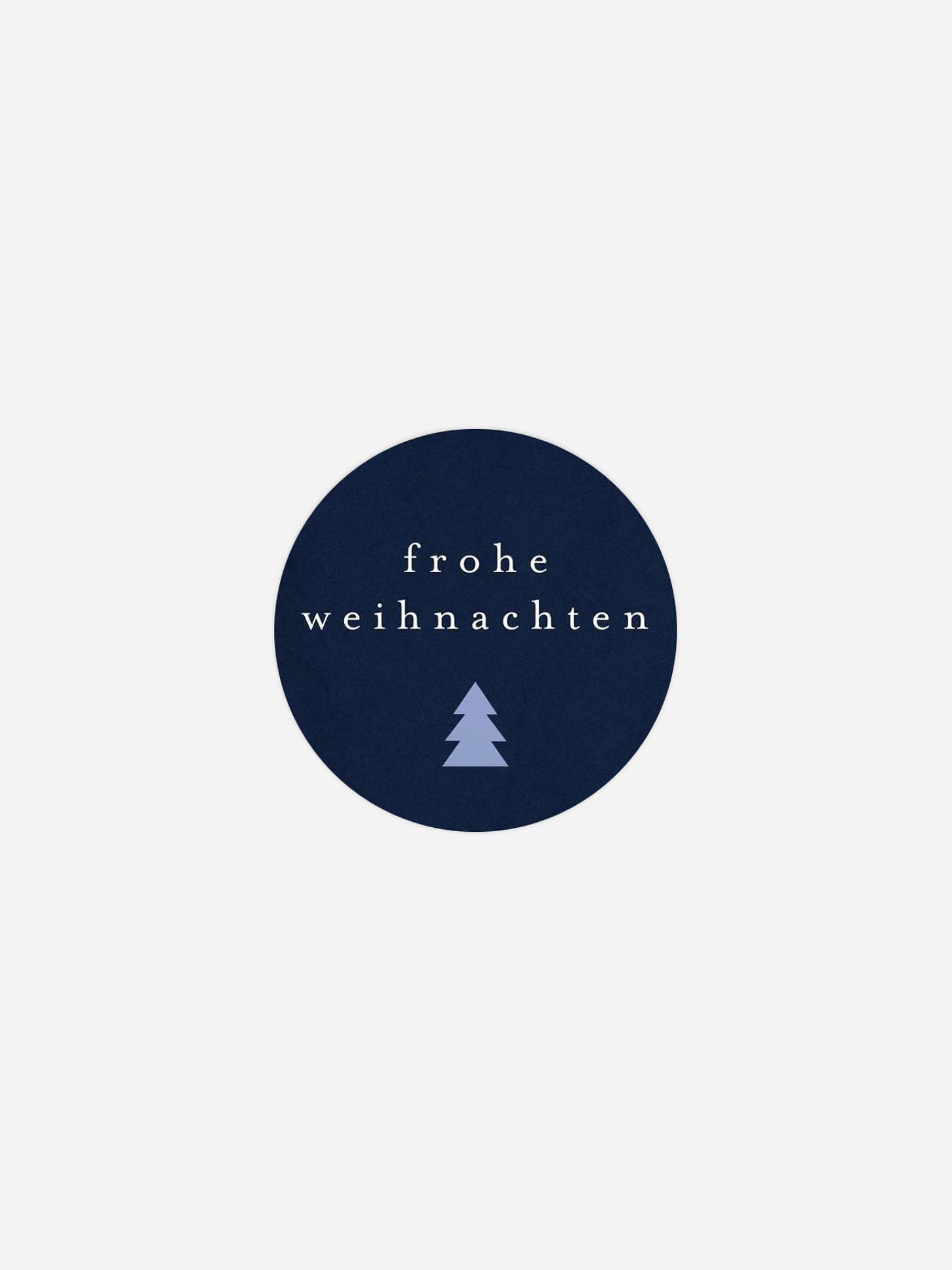 Geschenkaufkleber Weihnachten Shimmer