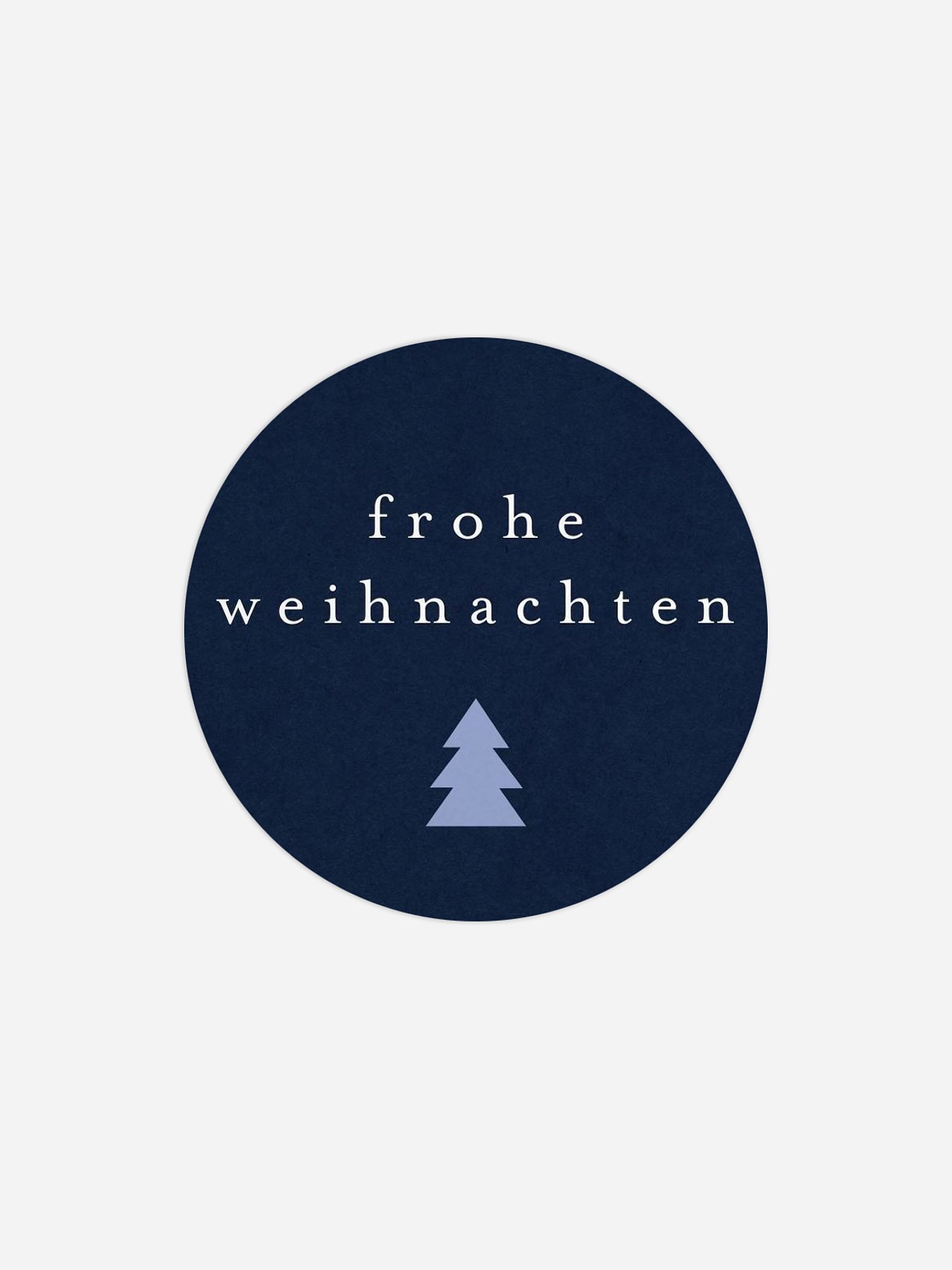 Geschenkaufkleber Weihnachten Shimmer