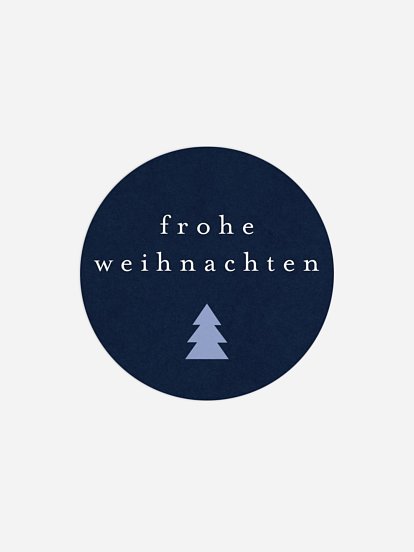 Geschenkaufkleber Weihnachten Shimmer