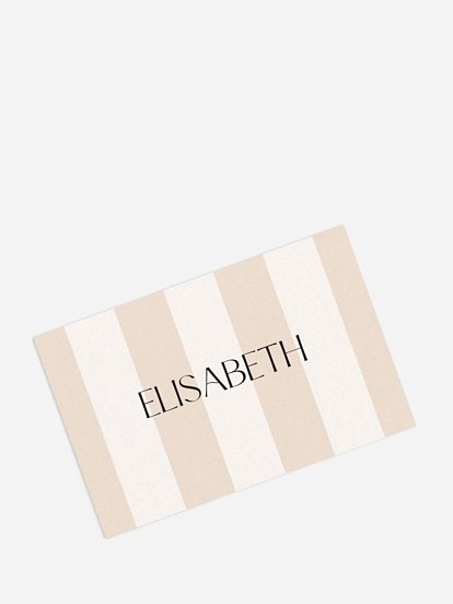 Tischkarte Weihnachten Christmas Bauble