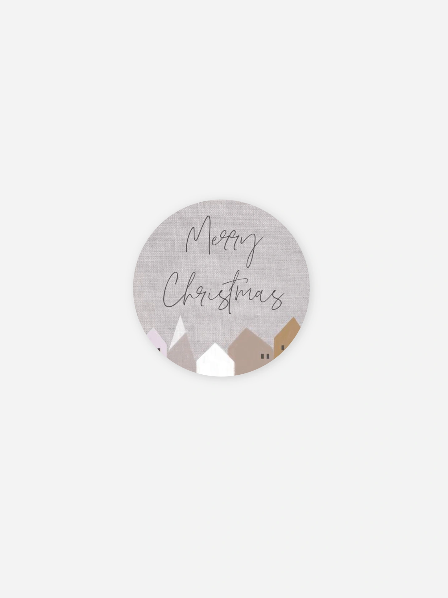 Geschenkaufkleber Weihnachten Cozy Christmas