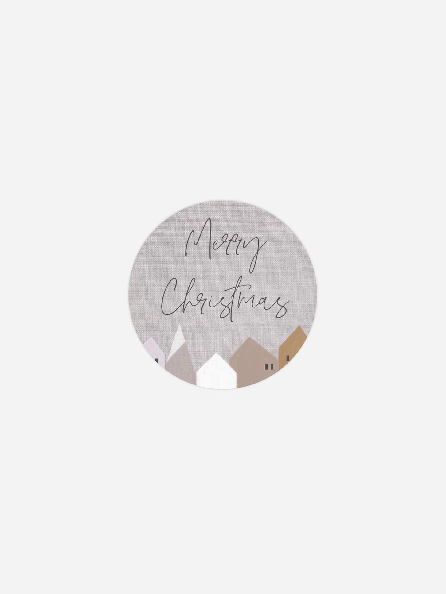 Geschenkaufkleber Weihnachten Cozy Christmas