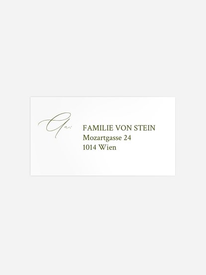 Empfängeraufkleber Weihnachten Christmas Bow