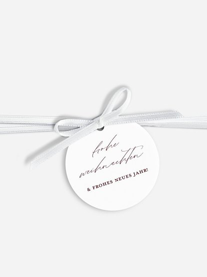 Geschenkeanhänger Goldglanz