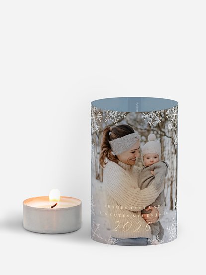 Windlicht Weihnachten Flockenspiel