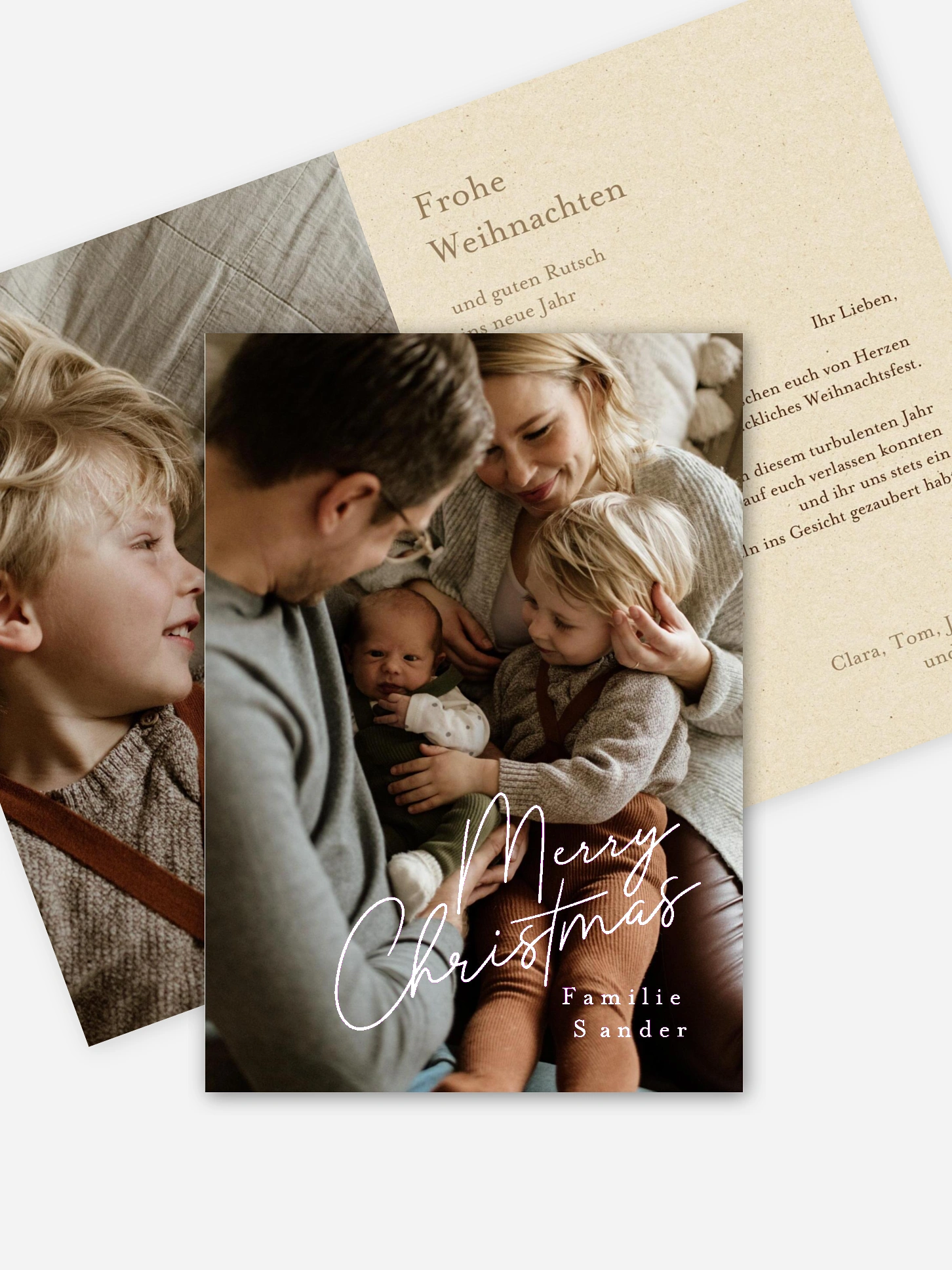 Weihnachtskarte Weihnachtsfreude