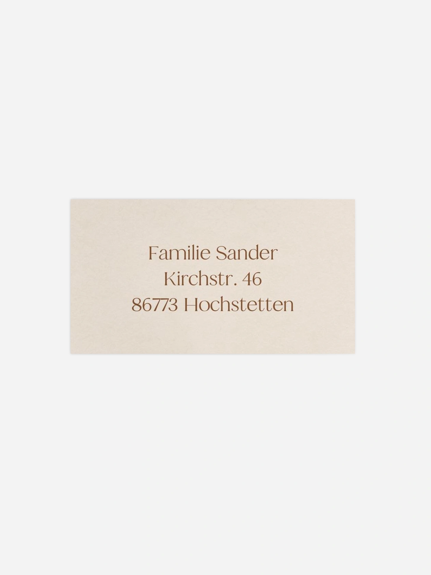 Empfängeraufkleber Weihnachten Moments of joy