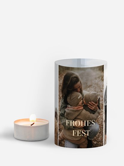 Windlicht Weihnachten Happiest Holidays