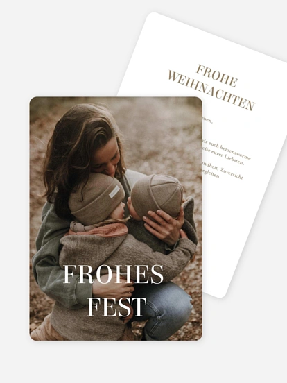 Weihnachtskarte Happiest Holidays