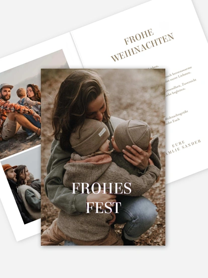 Weihnachtskarte Happiest Holidays