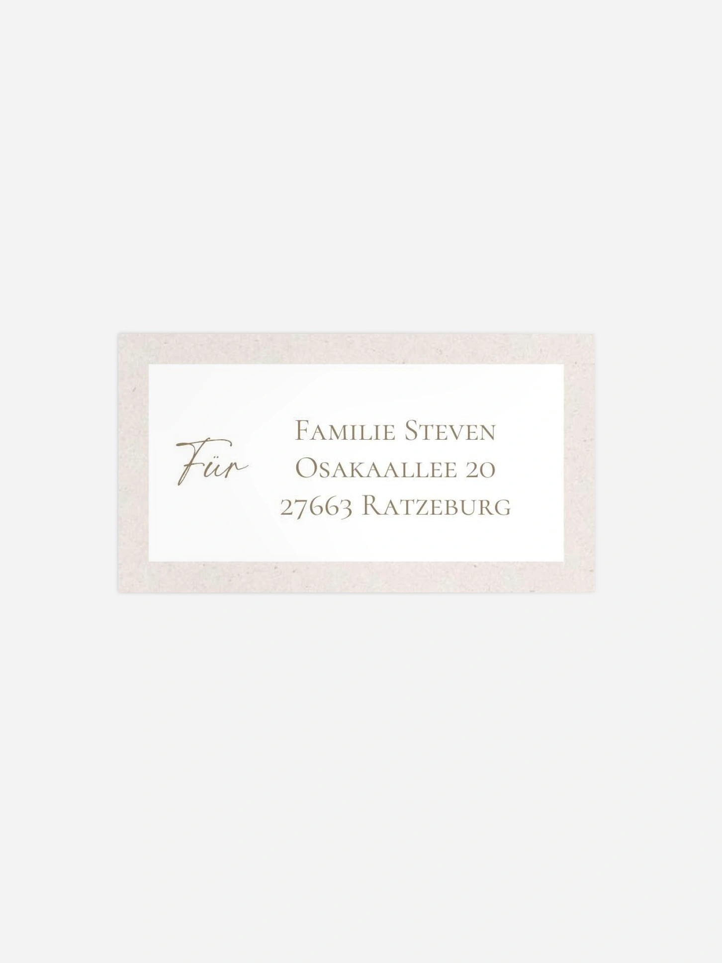 Empfängeraufkleber Weihnachten Letter for Santa