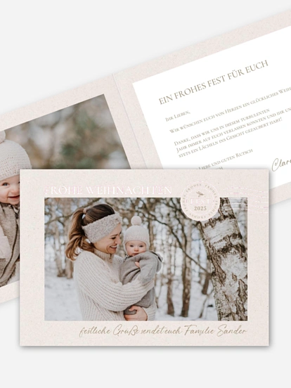 Weihnachtskarte Letter for Santa