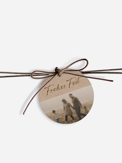 Geschenkeanhänger Photo Mail