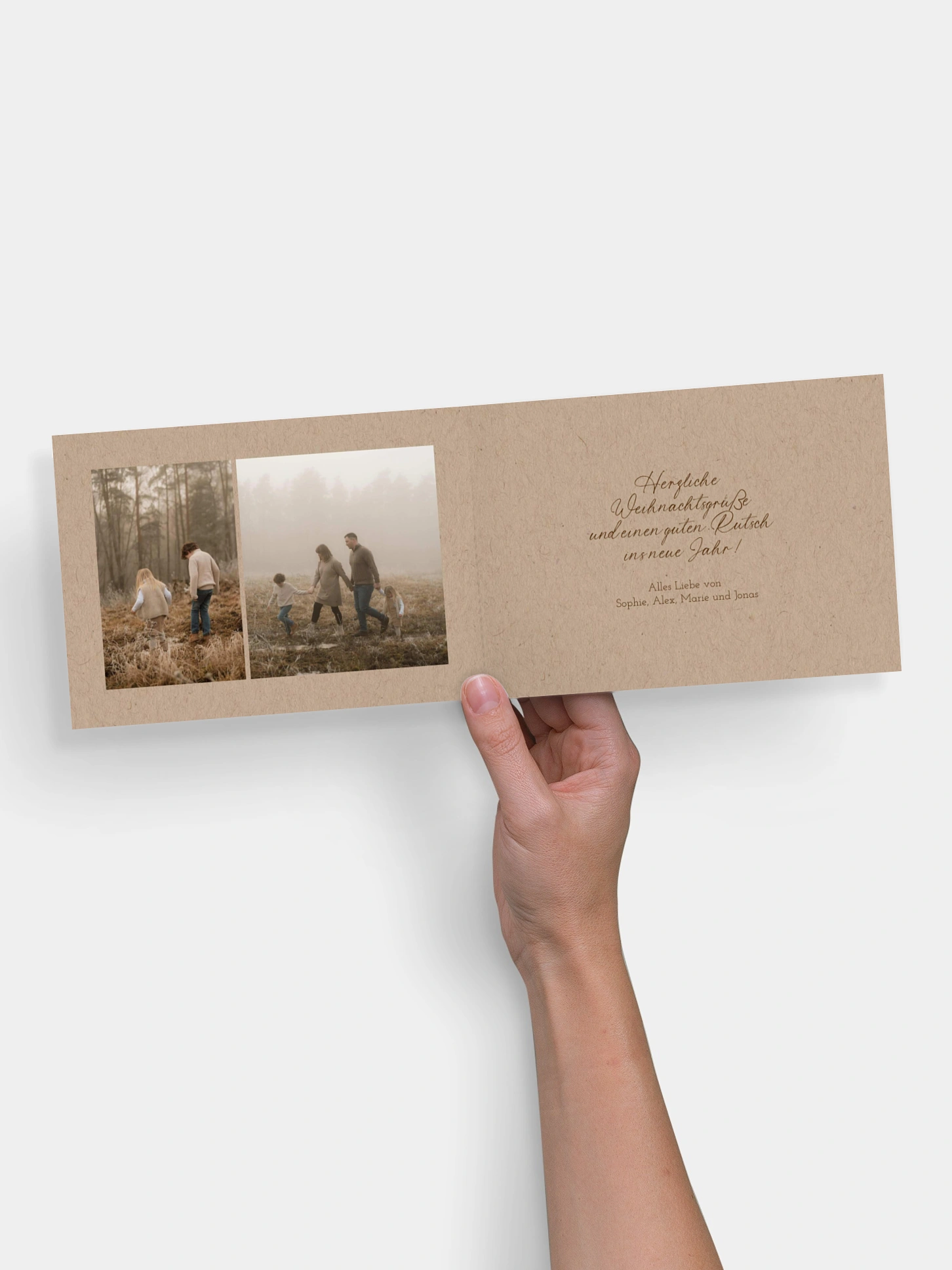 Weihnachtskarte Photo Mail