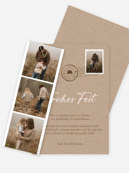 Weihnachtskarte Photo Mail