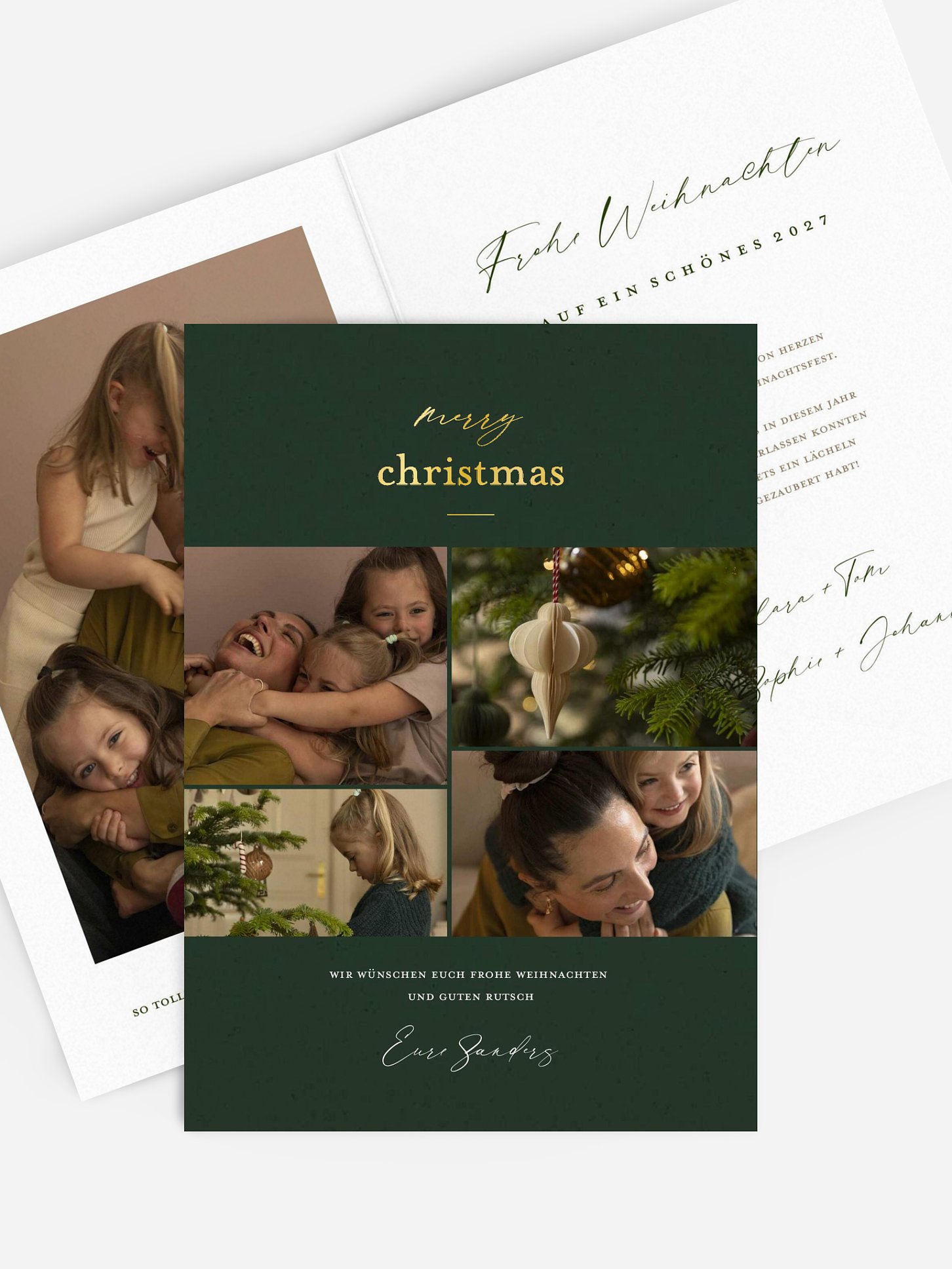 Weihnachtskarte Zauberhaftes Funkeln