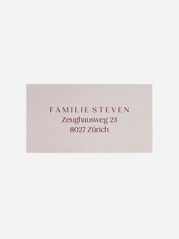 Empfängeraufkleber Weihnachten Festive Greetings