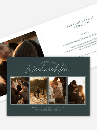 Weihnachtskarte Festive Greetings