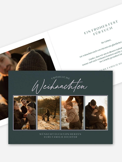 Weihnachtskarte Festive Greetings