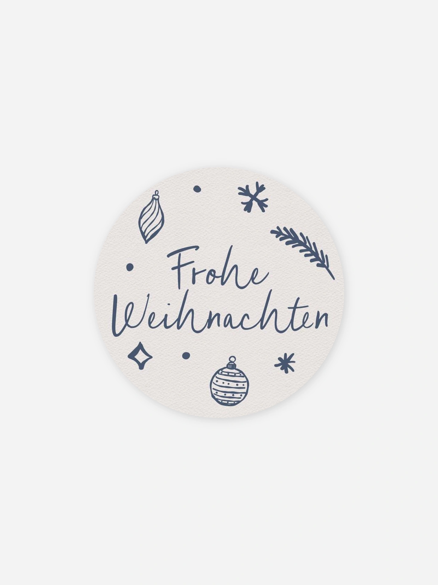 Geschenkaufkleber Geschäftlich Jolly Details