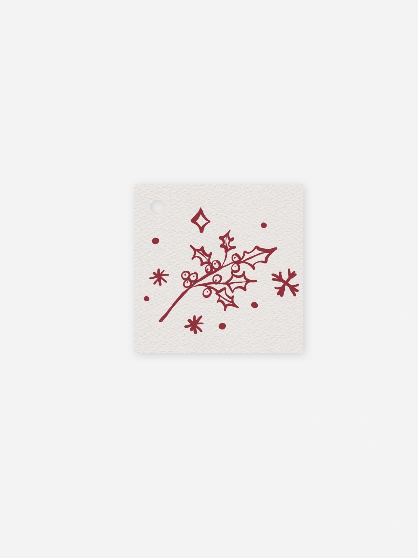 Geschenkanhänger Geschäftlich Jolly Details