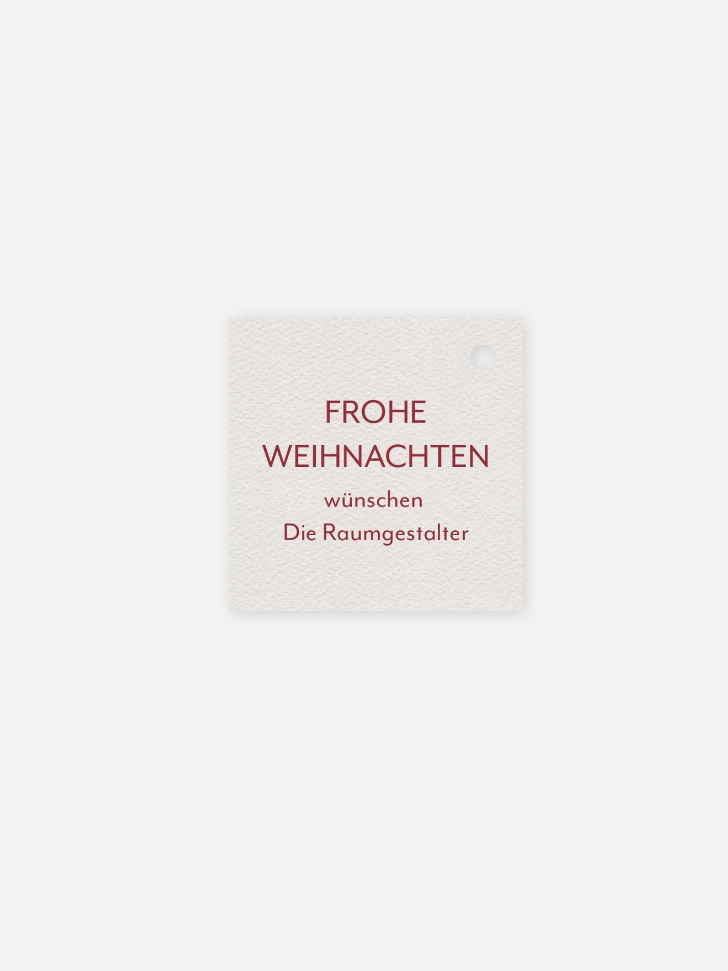 Geschenkanhänger Geschäftlich Jolly Details