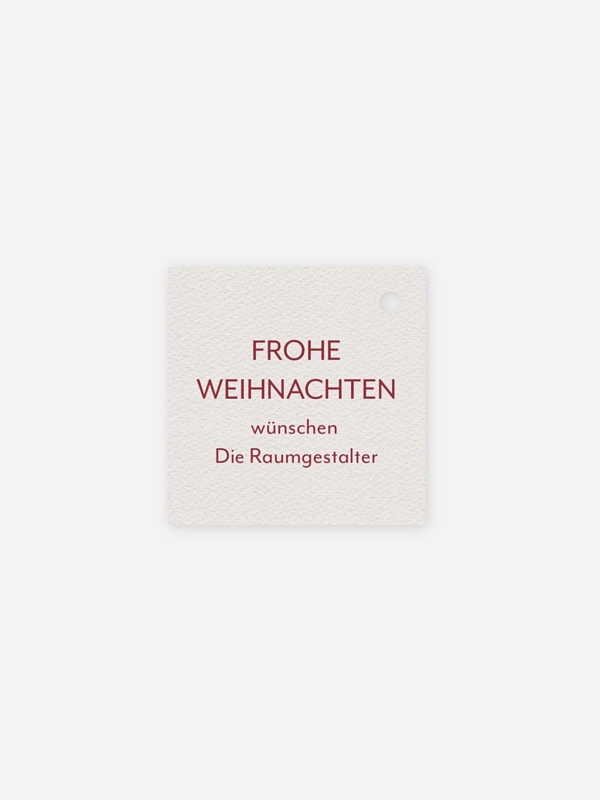 Geschenkanhänger Geschäftlich Jolly Details