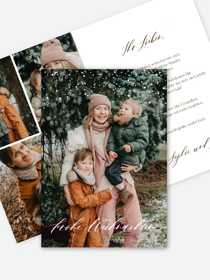 Weihnachtskarte Twinkle Time