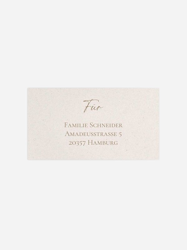 Empfängeraufkleber Weihnachten Thankful for you