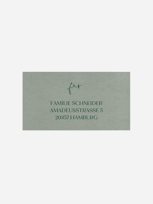 Empfängeraufkleber Weihnachten X-mas Memories