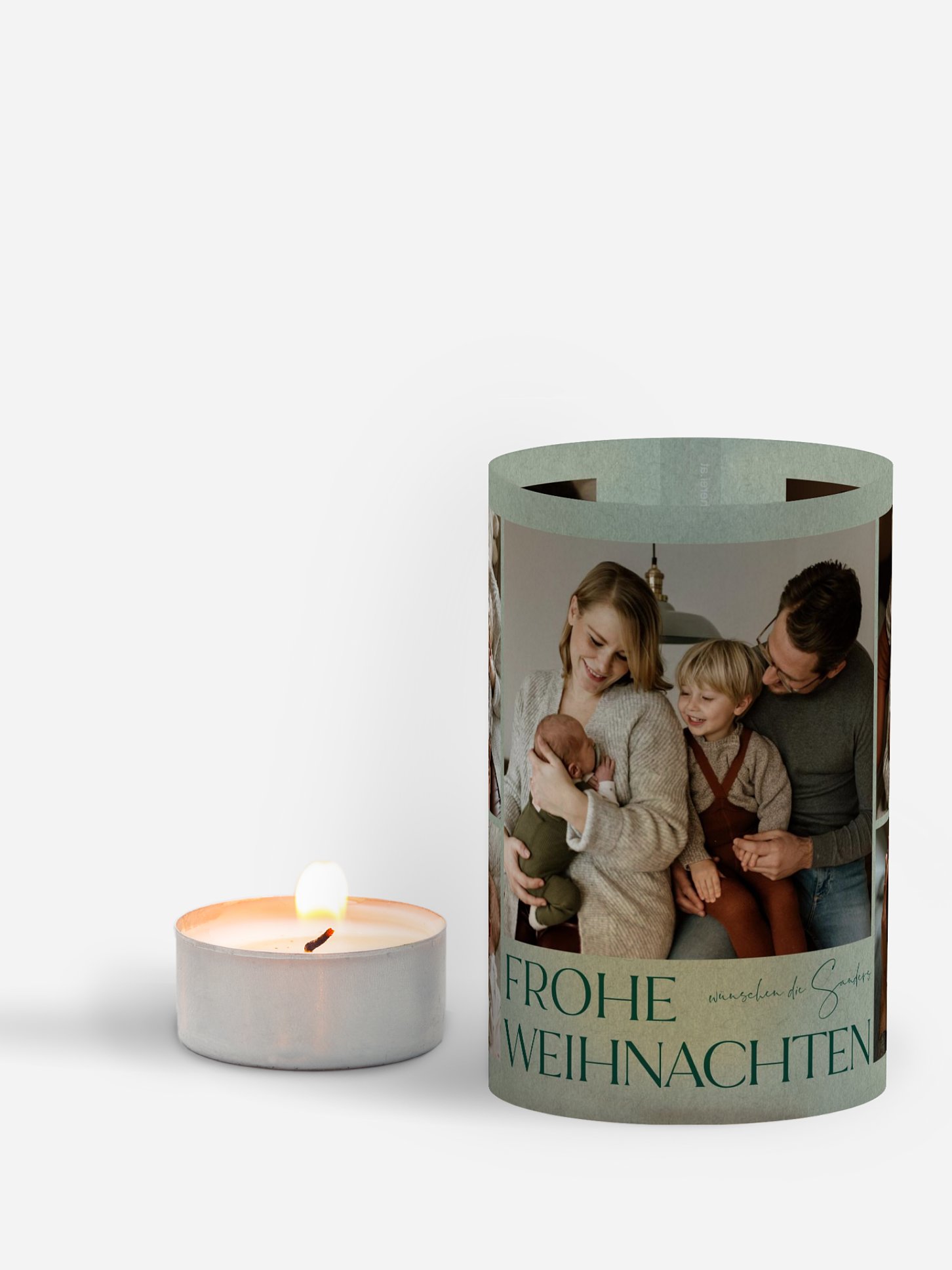 Windlicht Weihnachten X-mas Memories