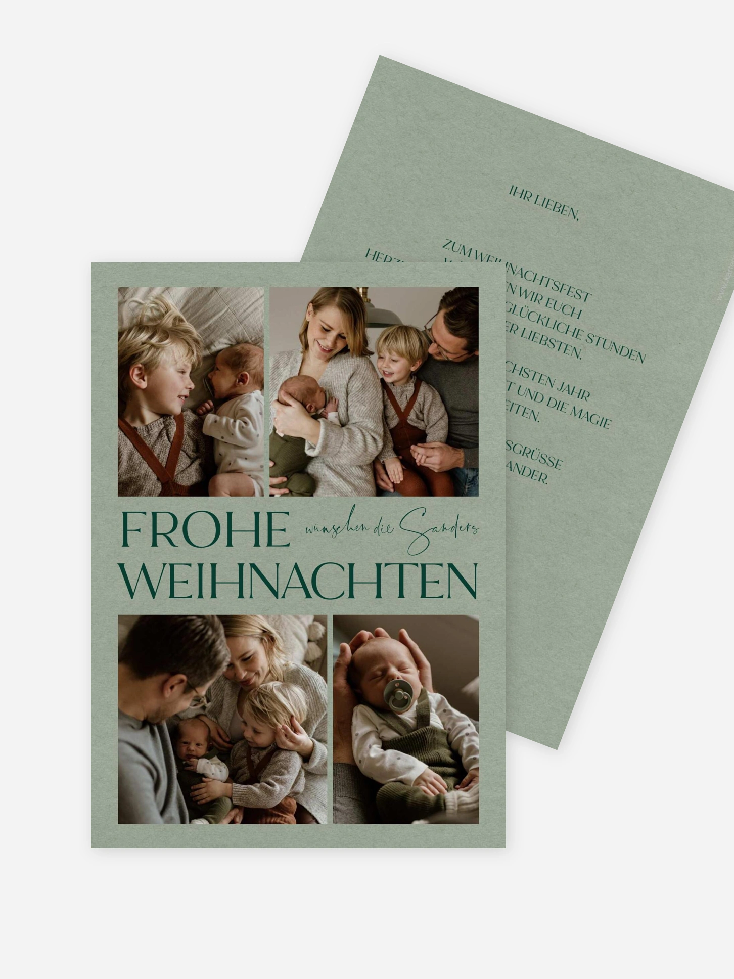 Weihnachtskarte X-mas Memories