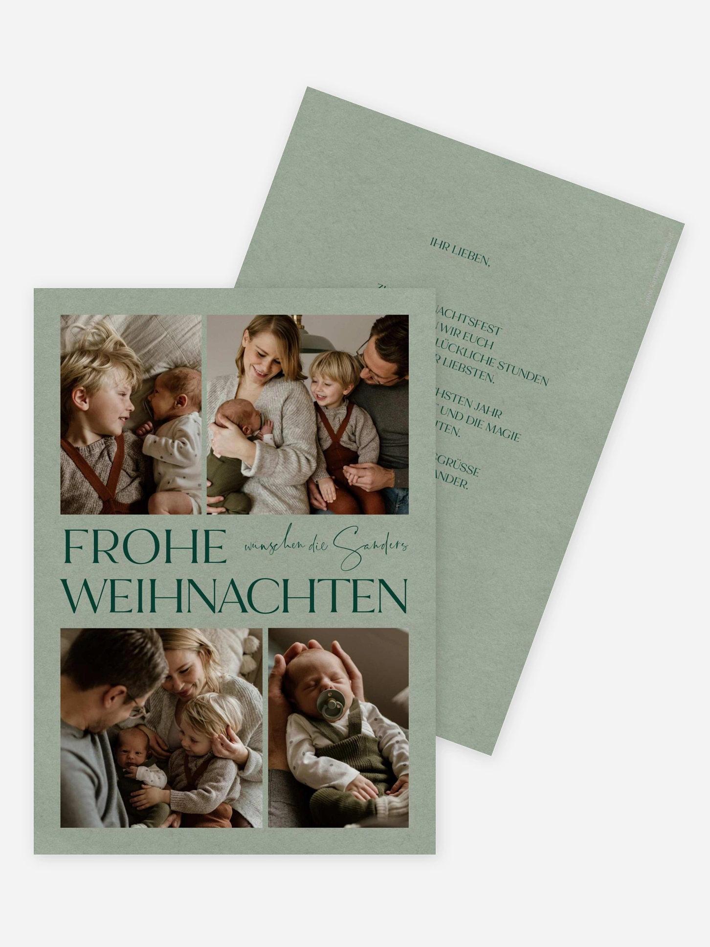 Weihnachtskarte X-mas Memories