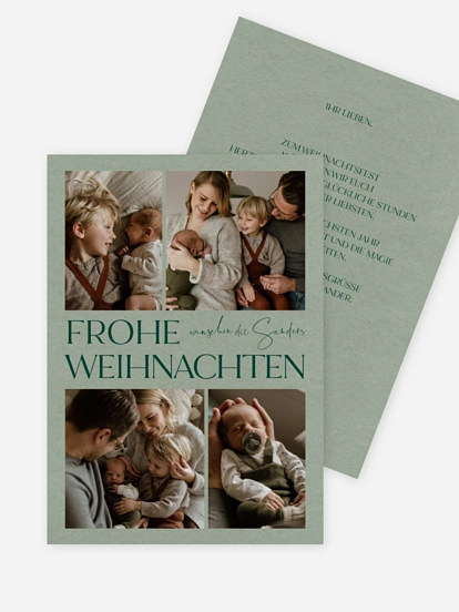 Weihnachtskarte X-mas Memories