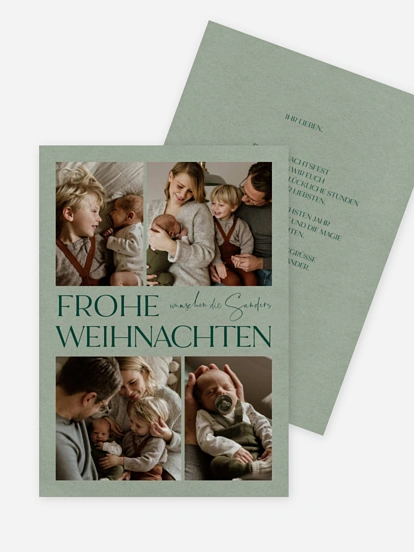 Weihnachtskarte X-mas Memories