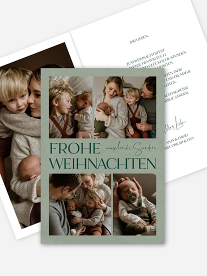 Weihnachtskarte X-mas Memories