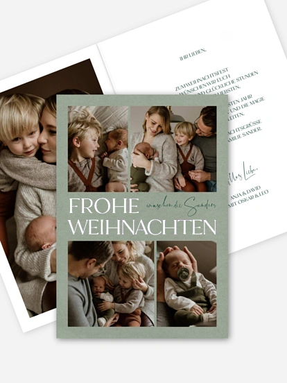Weihnachtskarte X-mas Memories