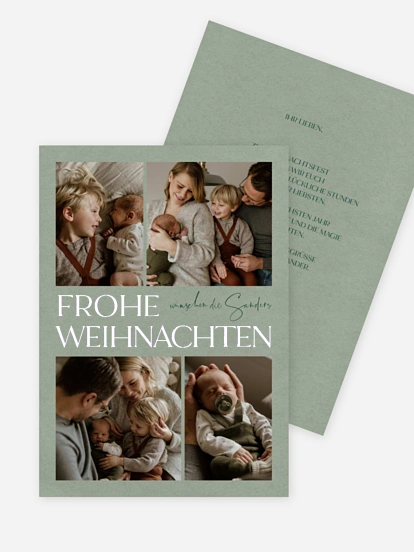 Weihnachtskarte X-mas Memories