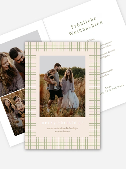 Weihnachtskarte Schöner Moment