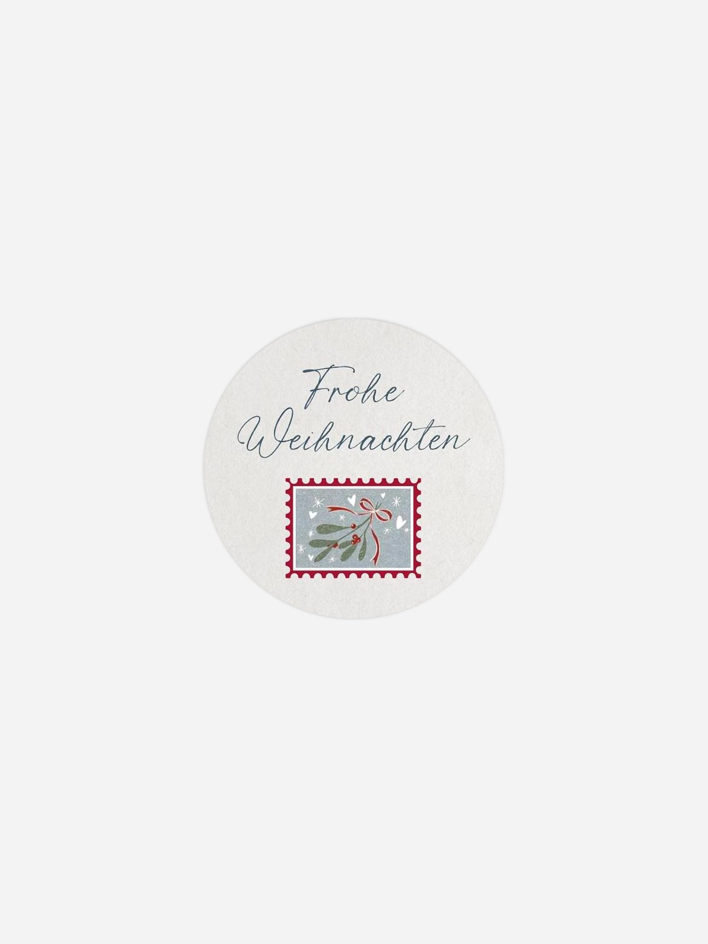 Geschenkaufkleber Weihnachten Post for Santa