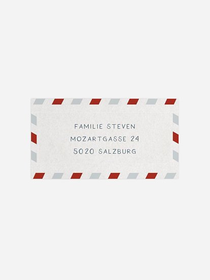 Empfängeraufkleber Weihnachten Post for Santa