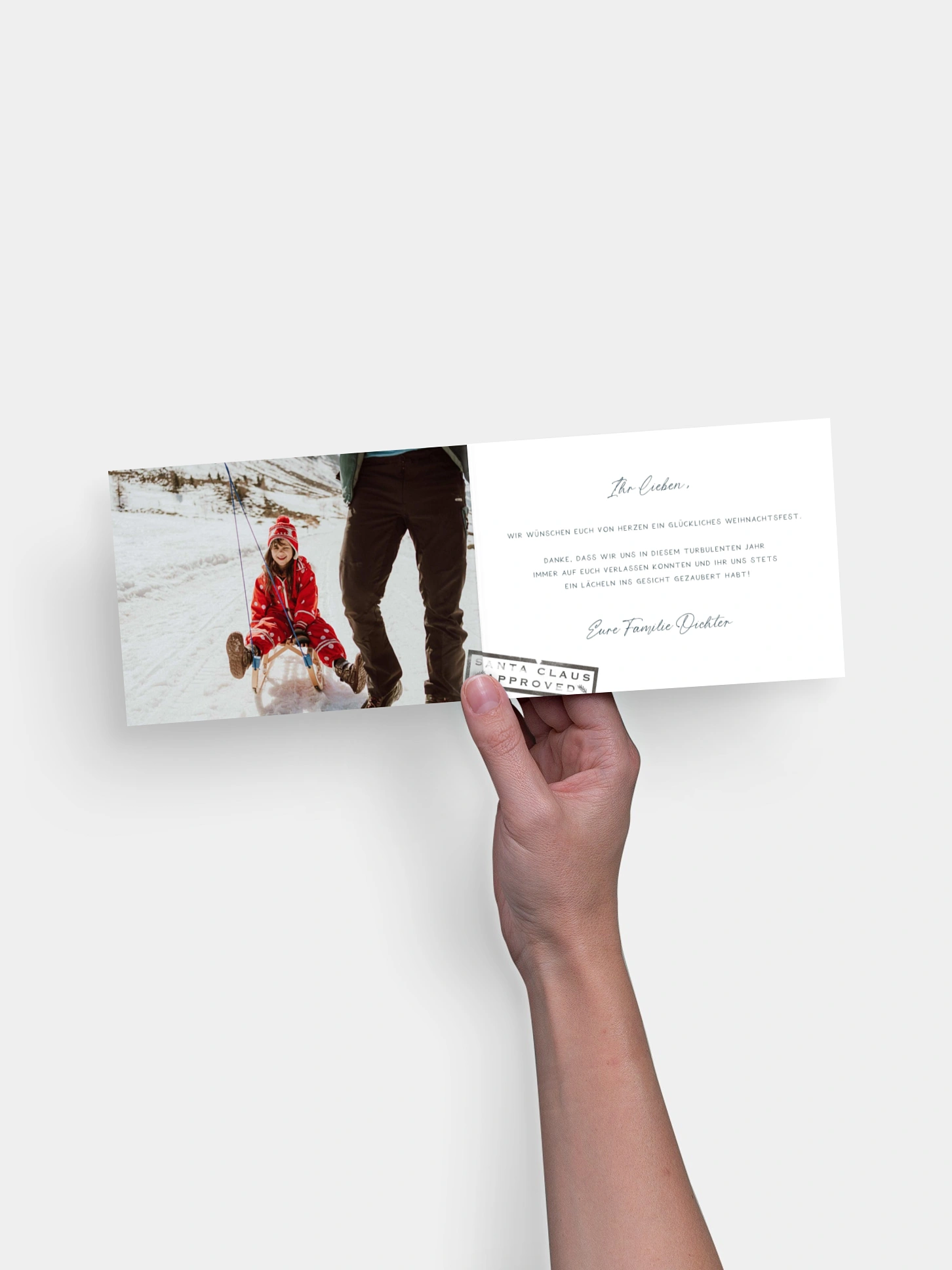 Weihnachtskarte Post for Santa