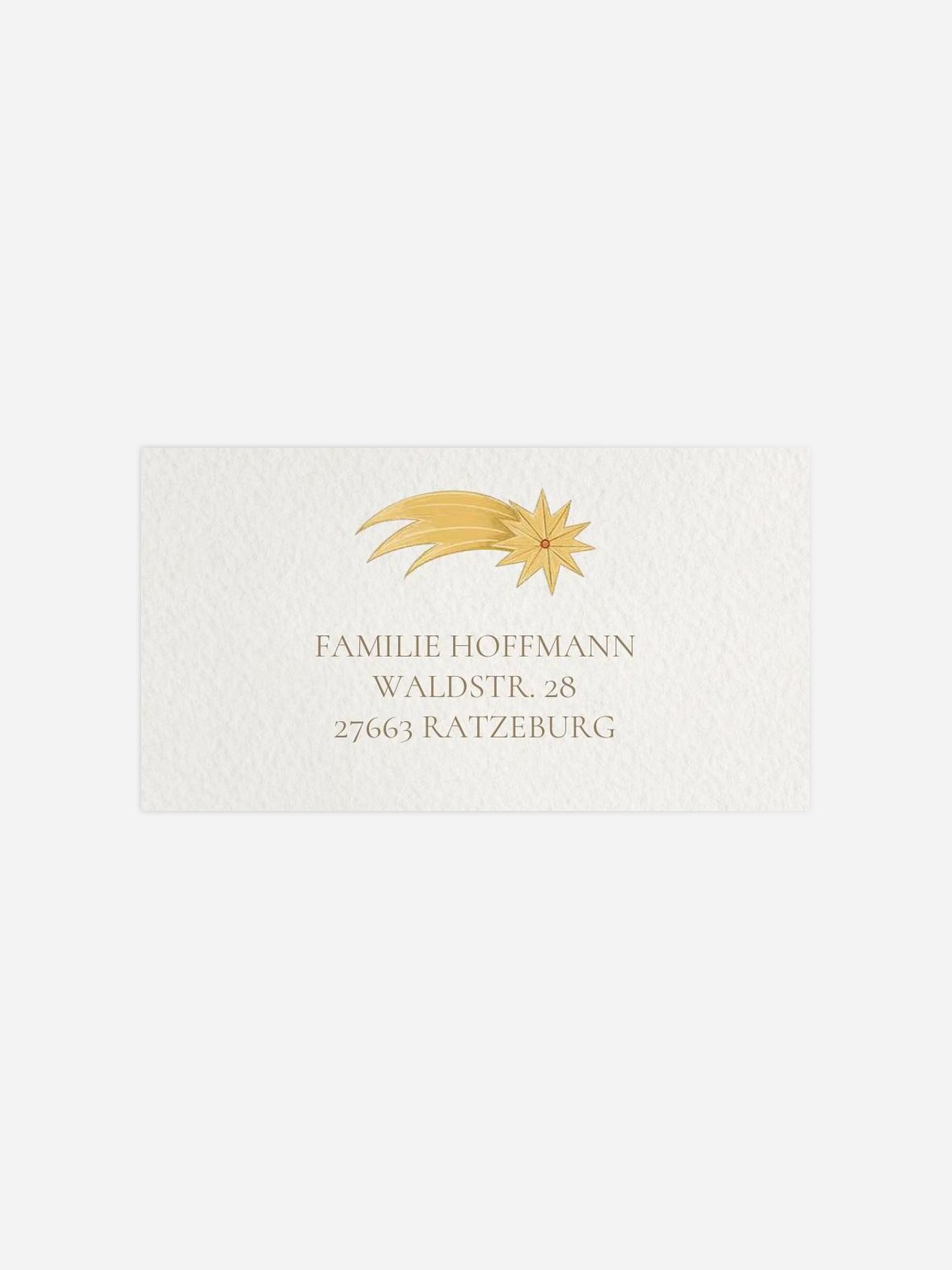 Empfängeraufkleber Weihnachten Himmlische Klänge