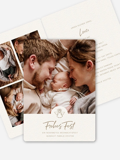 Weihnachtskarte Weihnachtsengel