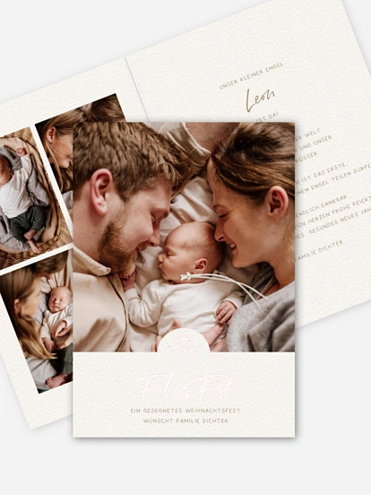 Weihnachtskarte Weihnachtsengel