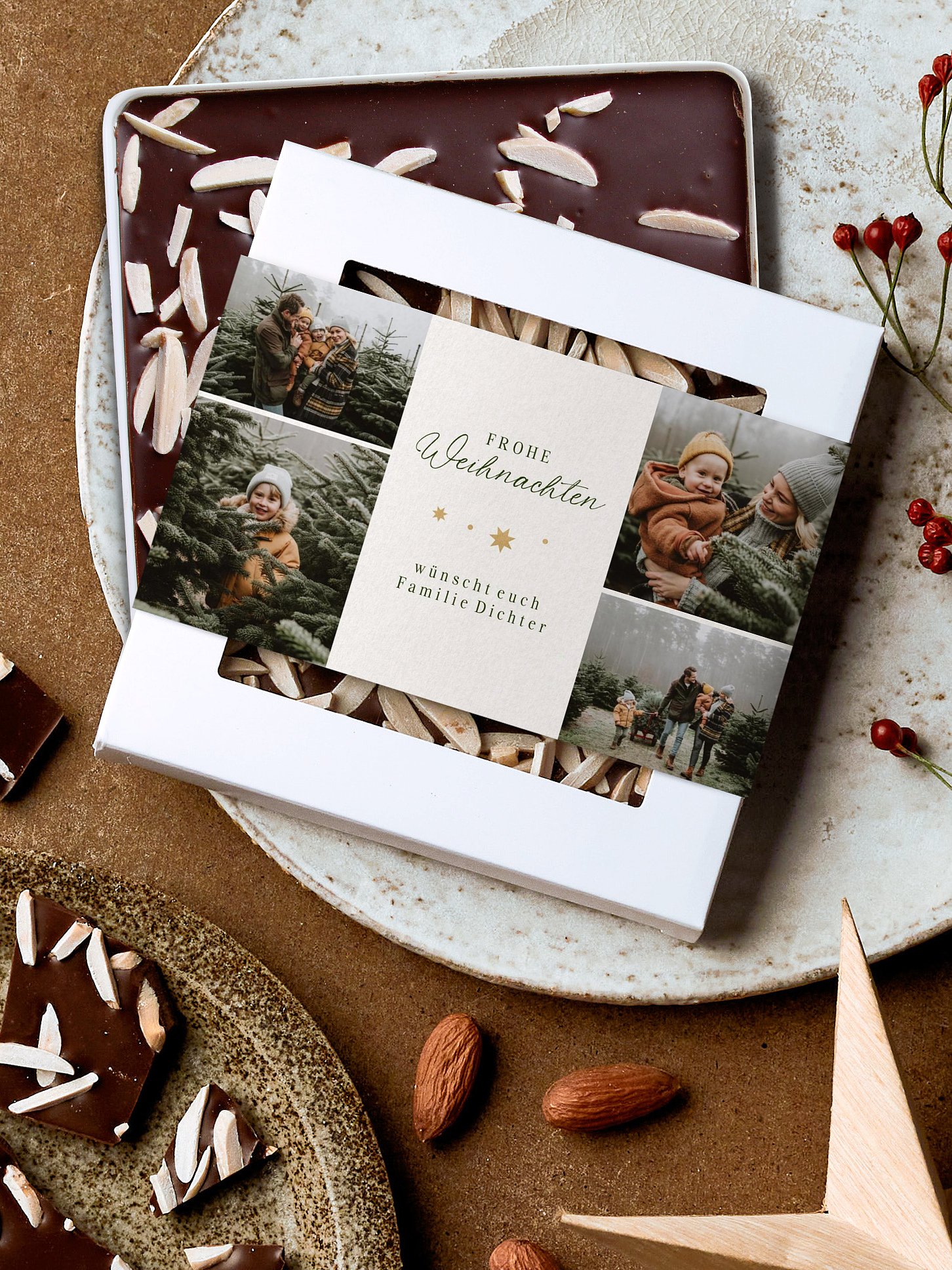 Schokobox Weihnachtliche Sterne
