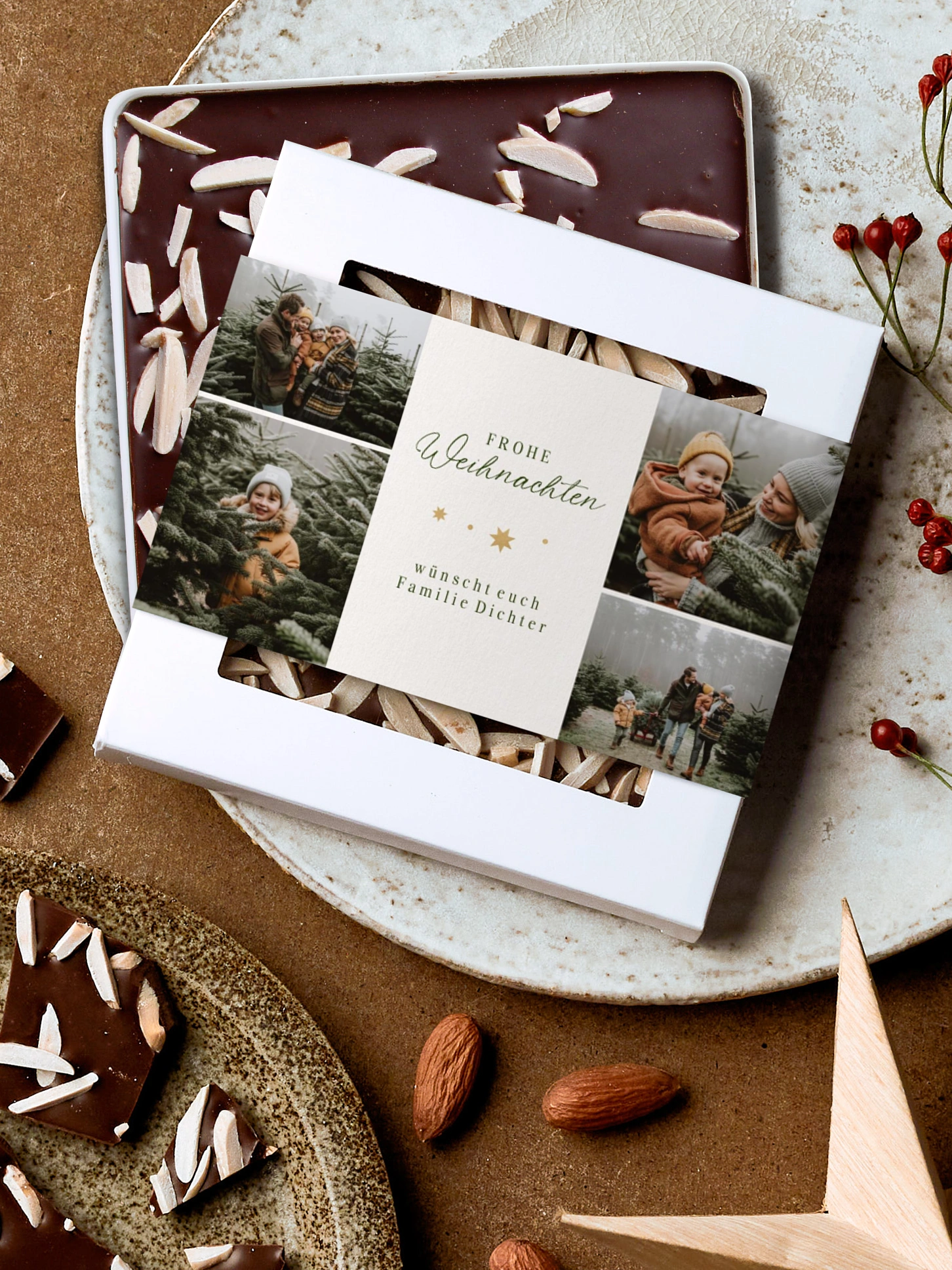 Schokobox Weihnachtliche Sterne