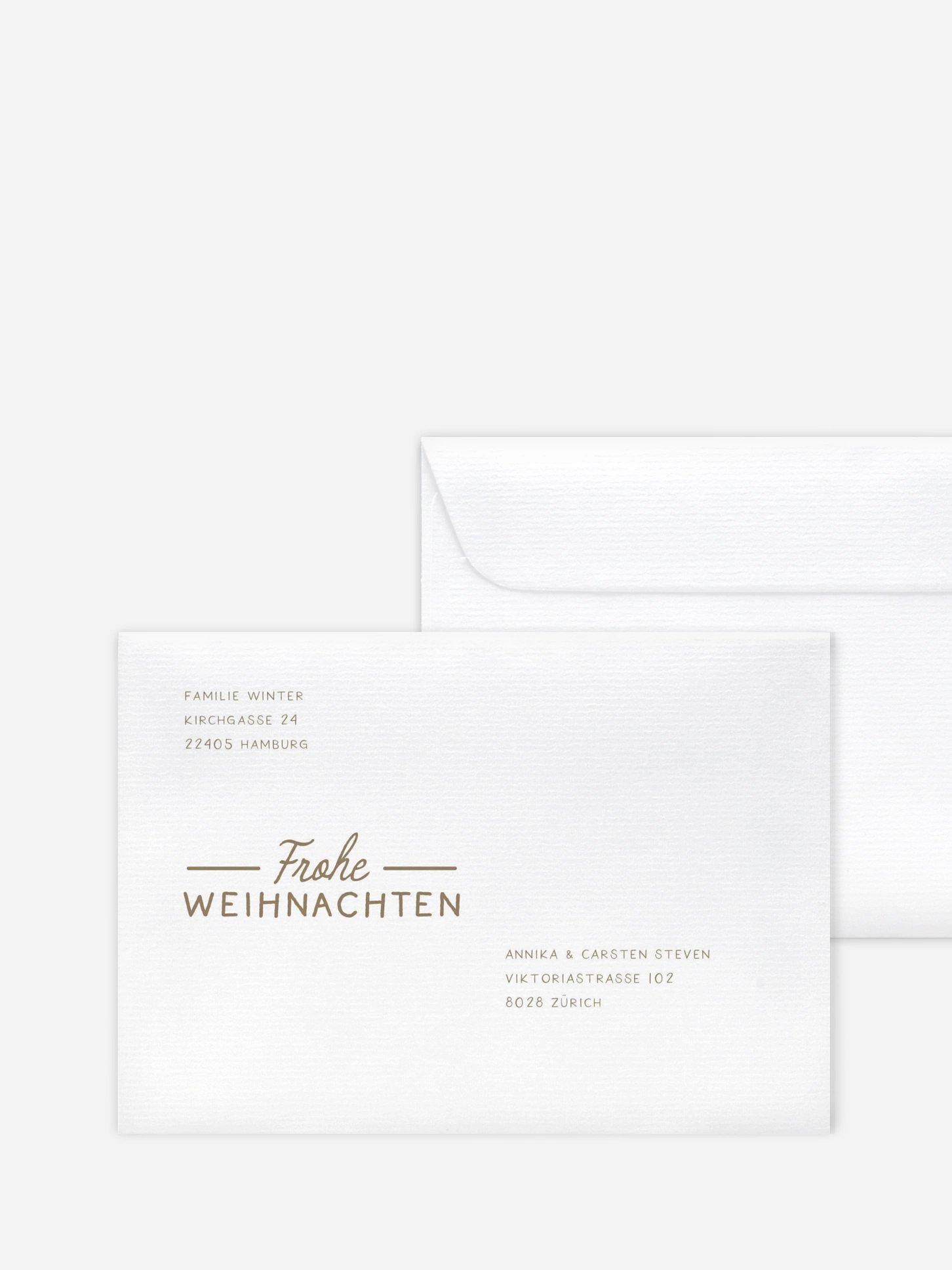 Bedruckte Umschläge Weihnachten Festive Season